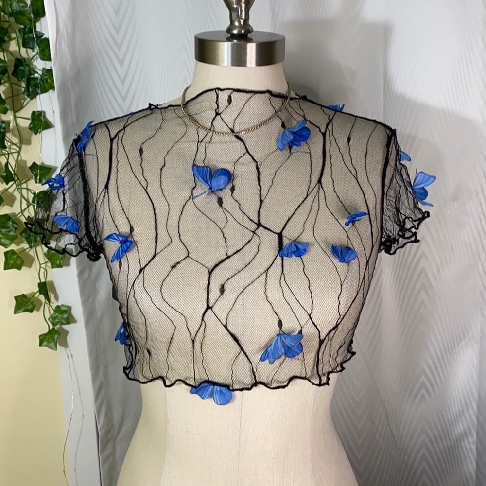 Sheer Crop Top - image 1